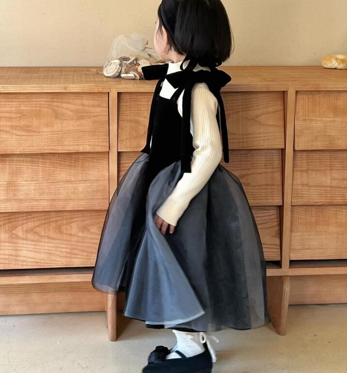 2023★秋冬新作★韓国風子供服★ワンピース★2色80-140CM