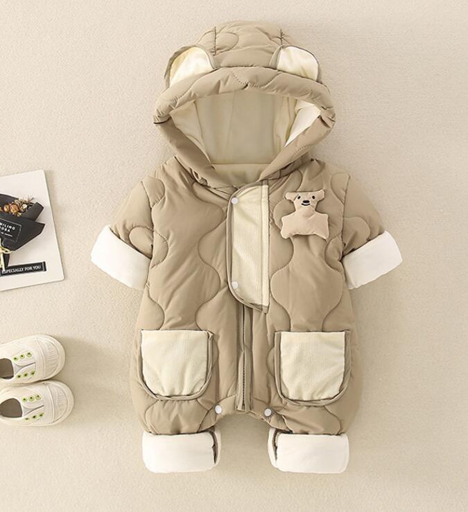 2023冬★ベビー服★厚手連体服★66-90cm★