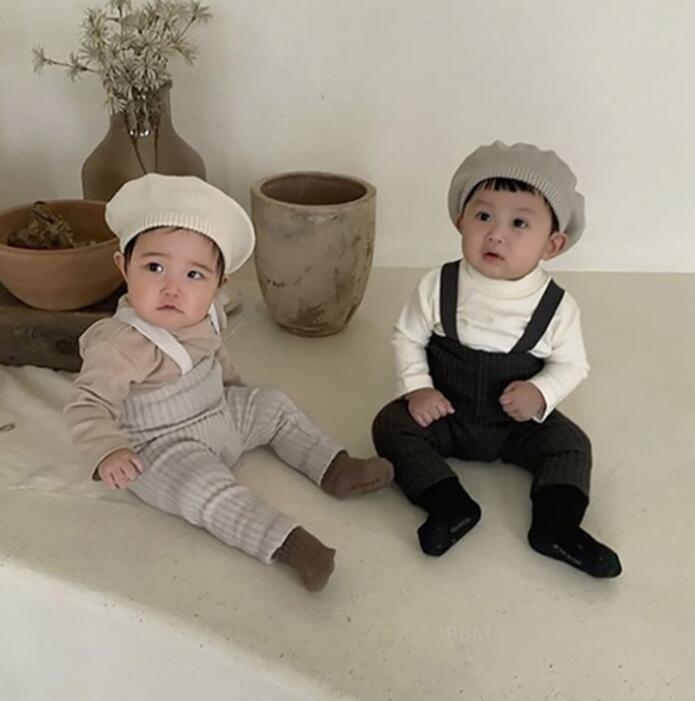 2023★春秋新作★韓国風ベビー服★サロペット★4色73-100CM