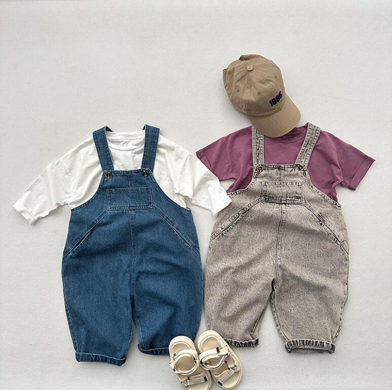 2023★春秋新作★韓国風子供服★サロペット★2色80-130CM