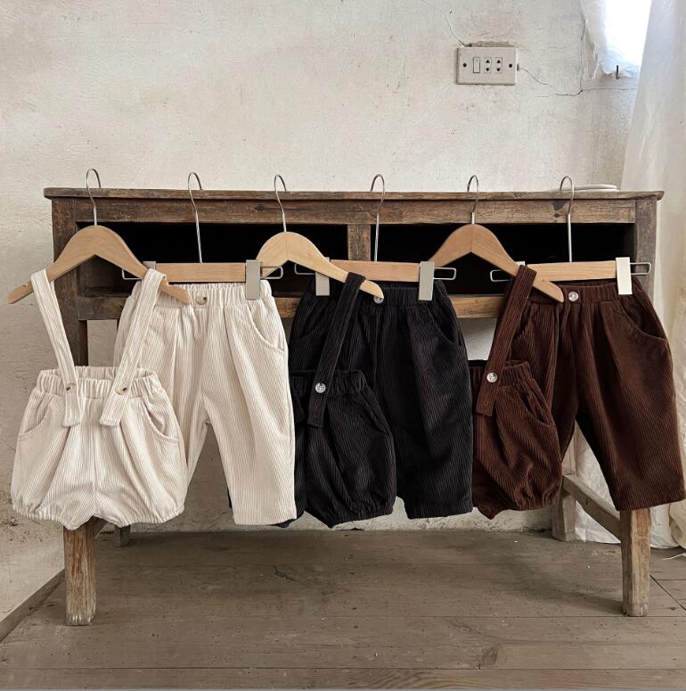 2023★春秋新作★韓国風ベビー服★ズボン★サロペット★コーデュロイ★66-100CM