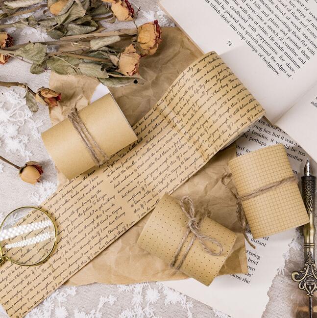 ★DIYシール★粘着シール　ハトロンテープ★4種