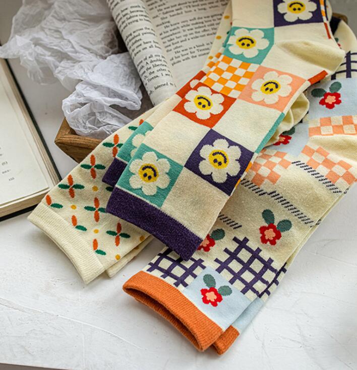 2024★春秋新作★レディース靴下★ソックス★4色