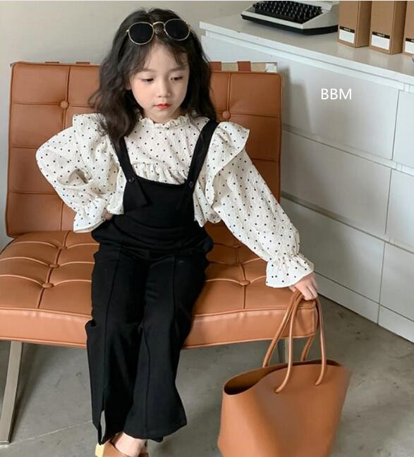 2024★春秋新作★韓国風子供服★トップス★サロペット★分けて販売★7-15
