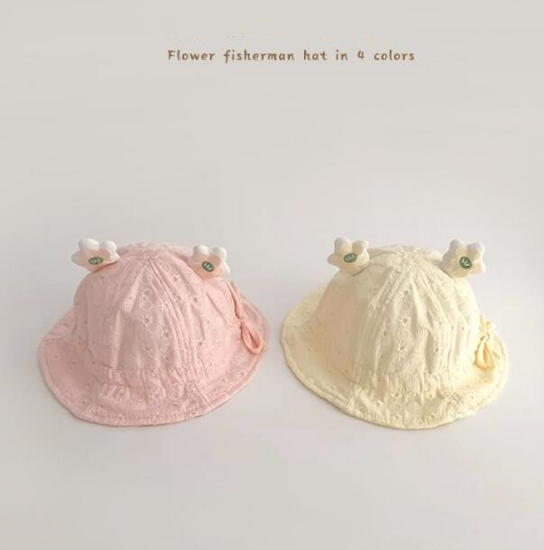 「2024」子供用★帽子★バケットハット★ベビー★韓国風★可愛い★4色