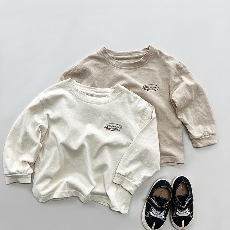2024★春秋新作★韓国風子供服★Tシャツ★2色80-130CM
