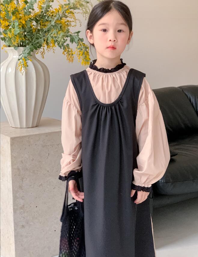 2024★春秋新作★韓国風子供服★トップス+ワンピース2セット★90-150CM