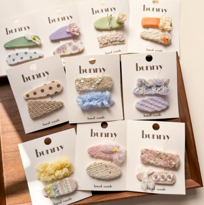 髪飾り★まとめ髪用★ヘアアクセサリー★子供用★キッズ★ヘアピン★2枚入り★多色