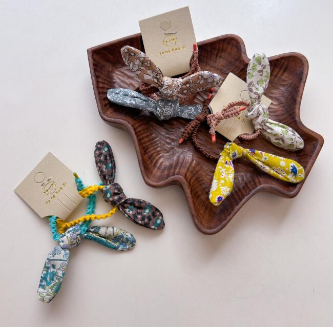 髪飾り★まとめ髪用★ヘアアクセサリー★子供用★ヘアゴム★2枚入り★多色