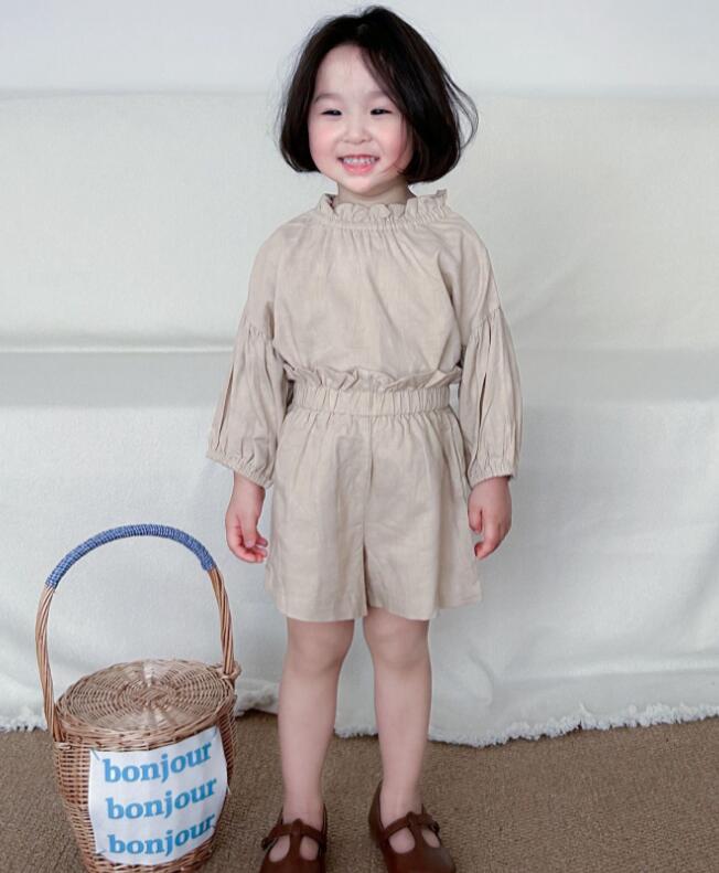 2024夏新品★子供服 　トップス+ズボン　セット★90-140cm★