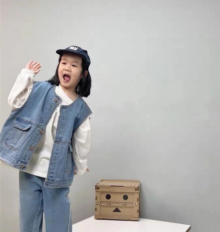2024★春秋新作★韓国風子供服★チョッキ★80-130CM