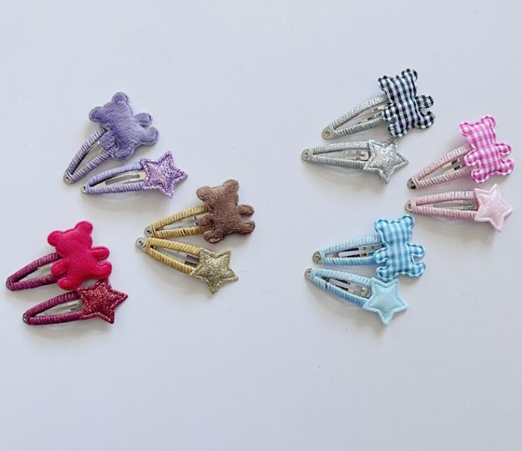 雑貨★子供髪飾り　ヘアビン★アクセサリー　6組選べ★