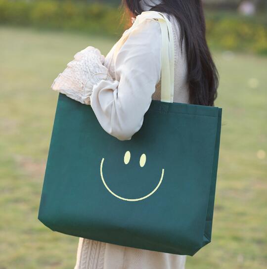 新作★業務用★包装資材★エコバッグ★不織布★笑顔★ギフトバッグ★手提げバッグ★お買い物バッグ★