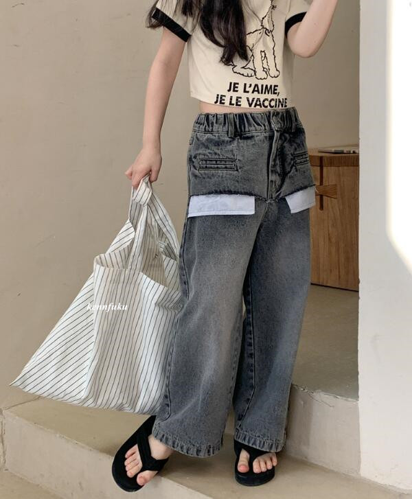 2024新品★子供服　デニムズボン★100-160cm