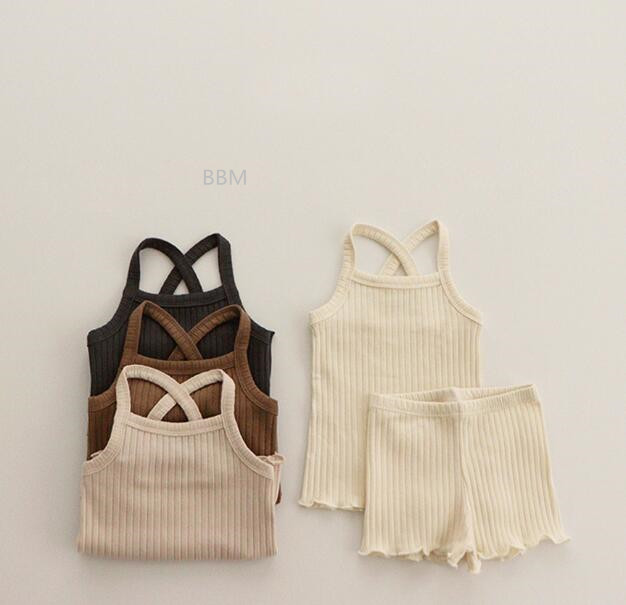 2024★春夏新作★韓国風子供服★トップス+ズボン★ルームウェア★4色66-120CM