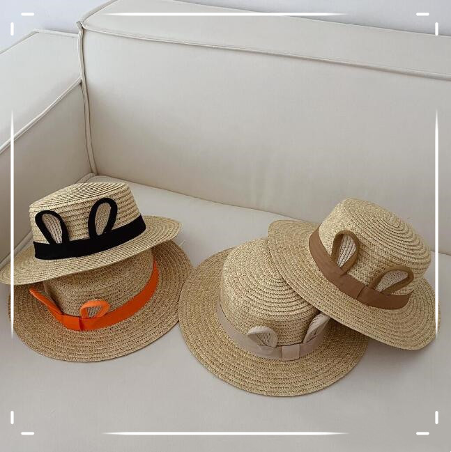 「2024」子供用★帽子★麦わら帽子★キッズ★日焼け防止★可愛い★4色