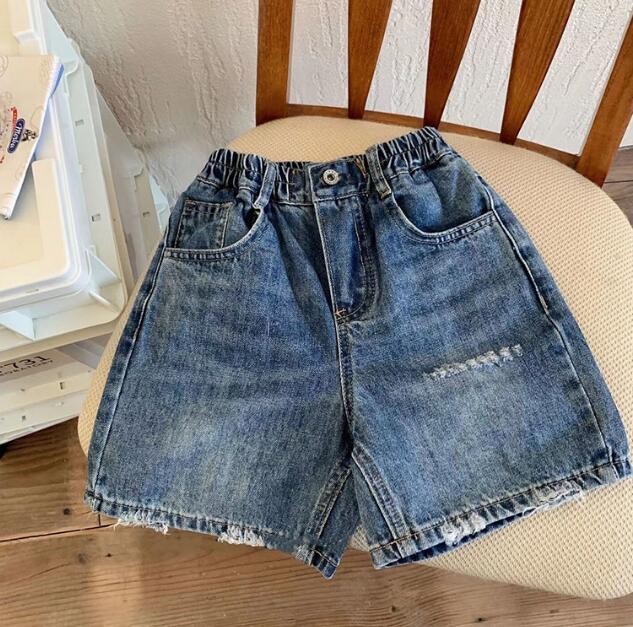 子供服★ズボン★ハーフパンツ★デニム★韓国風子供服★キッズ★男女兼用★90-150CM