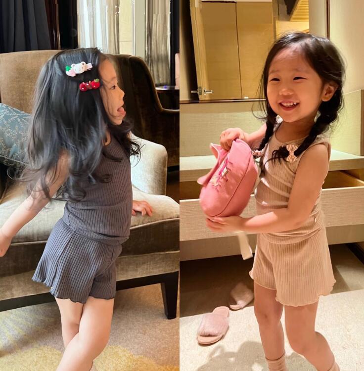 2024新品★子供服　トップス+ズボン　セット★80-130cm★2色