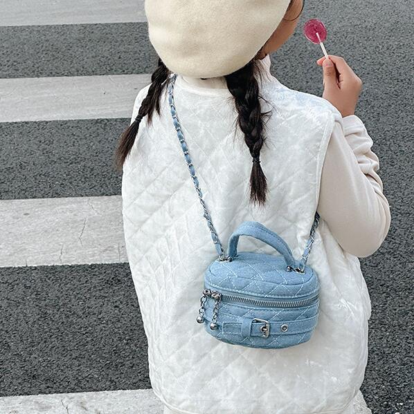 バッグ★ショルダーバッグ★ハンドバッグ★子供用★キッズ女の子★デニム★2色