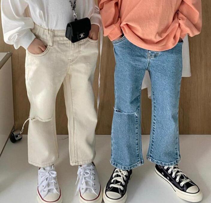 2024★春秋新作★韓国風子供服★ジーンズ★2色80-130CM