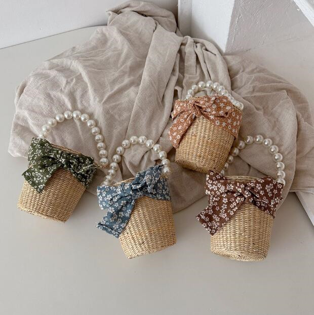 バッグ★ショルダーバッグ★かごバッグ★ハンドバッグ★子供用★可愛い★4色