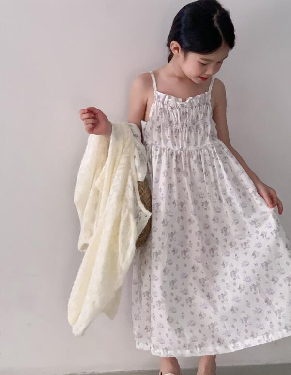 2024★春秋新作★韓国風子供服★分けて販売★ワンピース★カーディガン★90-150CM