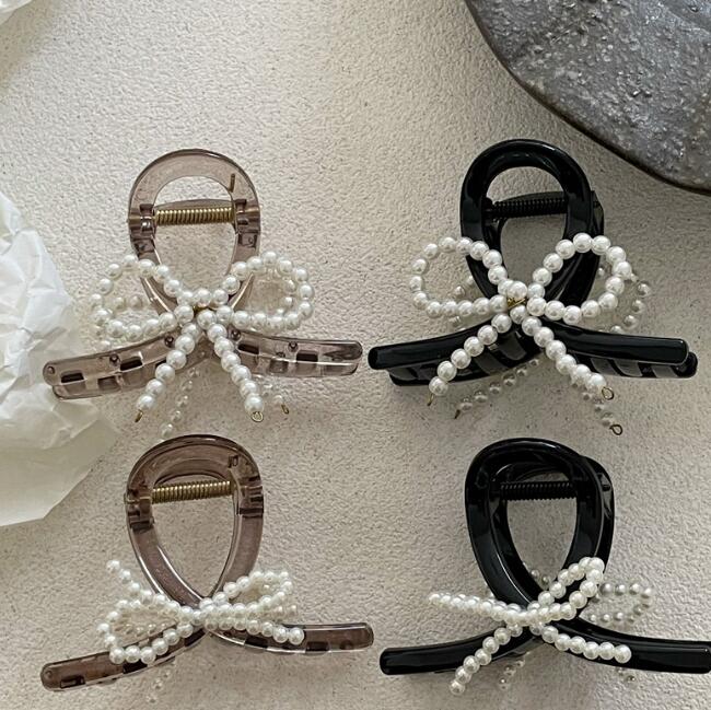 髪飾り★まとめ髪用★ヘアアクセサリー★ヘアピン★レディース★蝶結び★ヘアクリップ