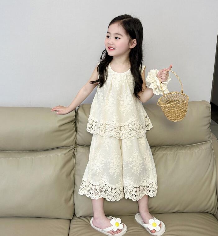 2024夏新品★子供服　トップス+ズボン　セット★80-140cm★