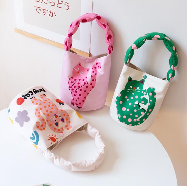 バッグ★ハンドバッグ★お弁当バッグ★ズックバッグ★可愛い★3色