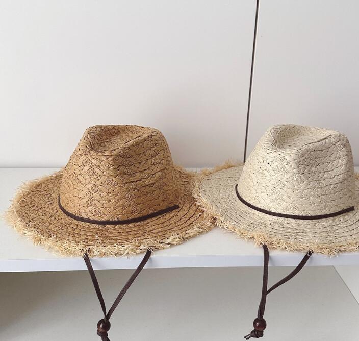 2024年夏新品★子供用★麦わら帽子　ハット★2色選べ