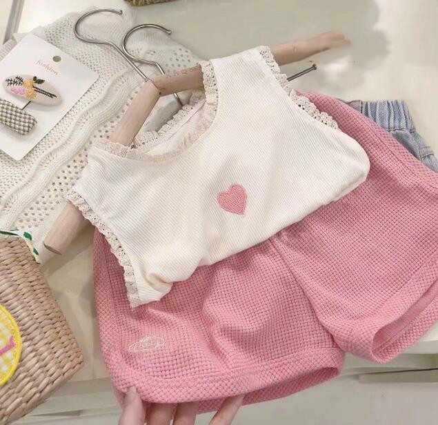 子供服★ベスト+パンツ★セットアップ★韓国風子供服★キッズ女の子★80-130CM