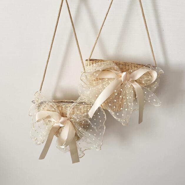 バッグ★ショルダーバッグ★かごバッグ★草編みバッグ★子供用