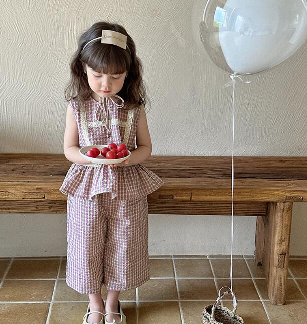 2024夏★子供服　トップス+ズボン　セット　80-130cm★2色