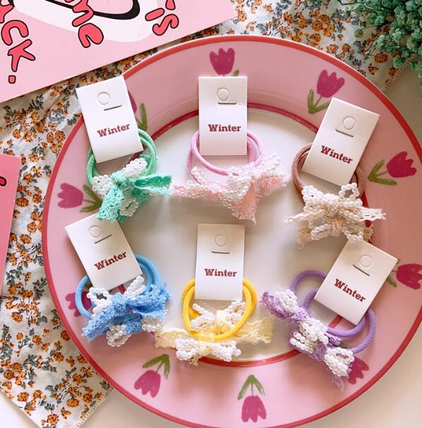 「2024」髪飾り★まとめ髪用★ヘアアクセサリー★子供用★ヘアゴム★可愛い★2枚入り