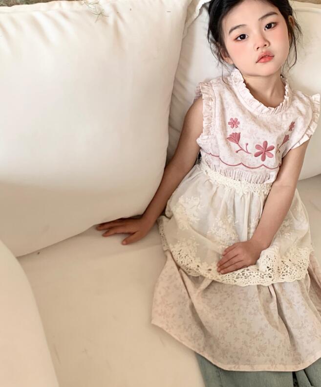 2024夏新品★子供服　ワンピース★90-140cm★