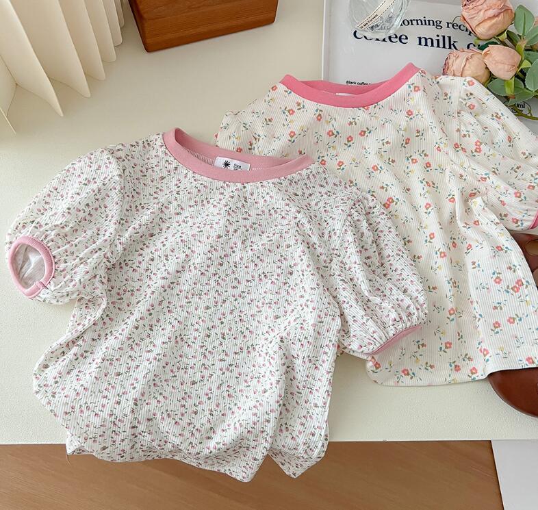 2024★夏新作★韓国風子供服★Tシャツ★2色100-140CM