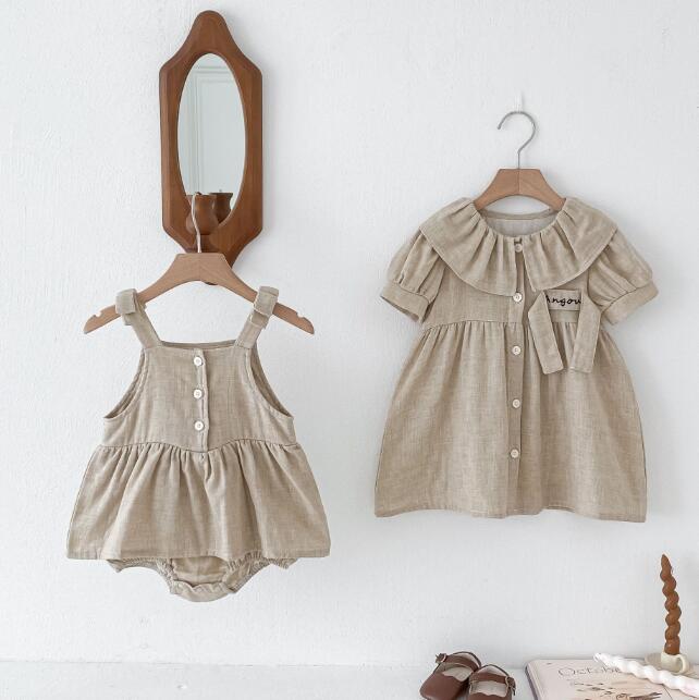 「2024」子供服★ワンピース/ロンパース★韓国風子供服★ベビー★可愛い★2色