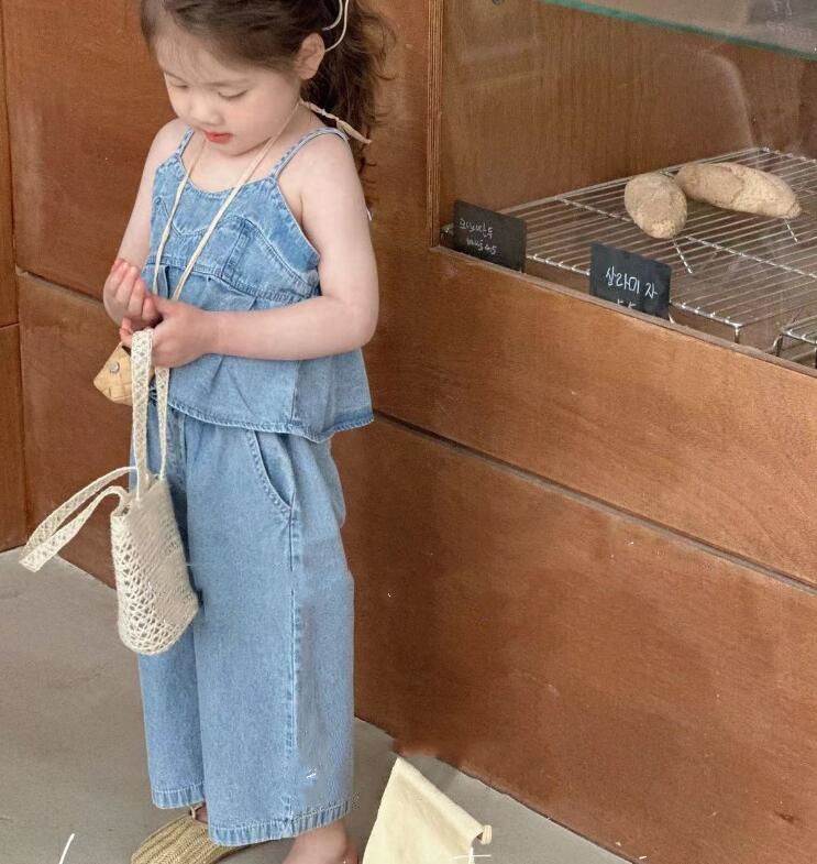 2024★夏新作★韓国風子供服★トップス+ズボン★90-130CM