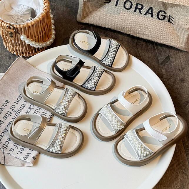 靴★子供靴★キッズ靴★シューズ★キッズ女の子★サンダル★可愛い★3色「21-30#」