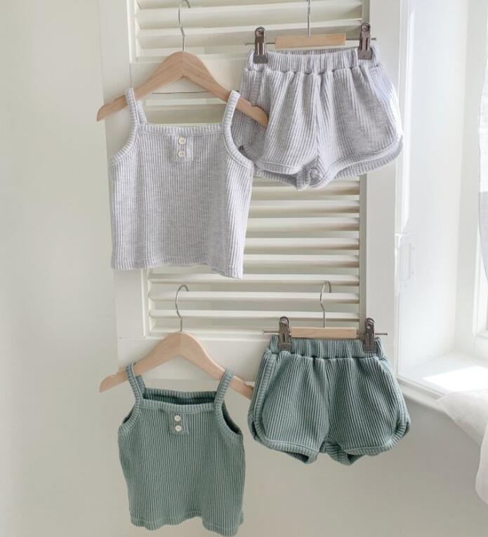 2024夏★子供服　トップス+ズボン　セット　80-130cm★2色