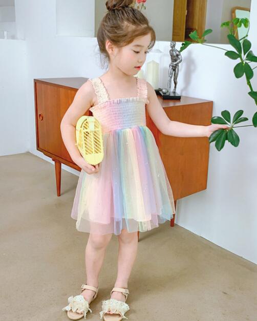 2024★夏新作★韓国風子供服★吊りワンピース★7-15