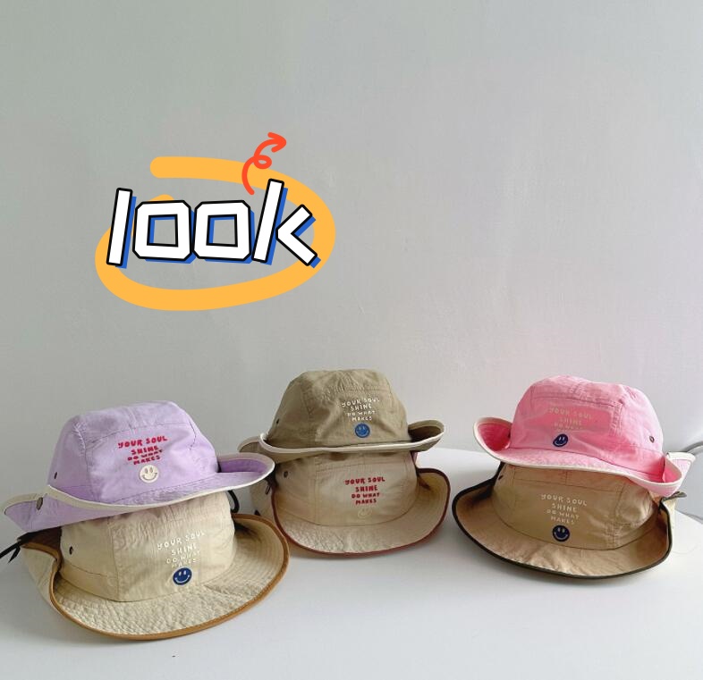 「2024」子供用★帽子★バケットハット★キッズ★韓国風★ハット★6色