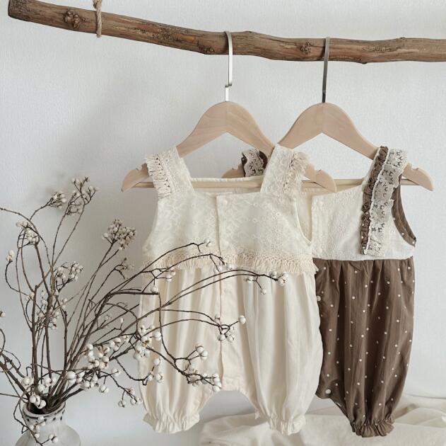 「2024」子供服★ロンパース★連体服★韓国風子供服★ベビー★袖なし★2色★66-90CM