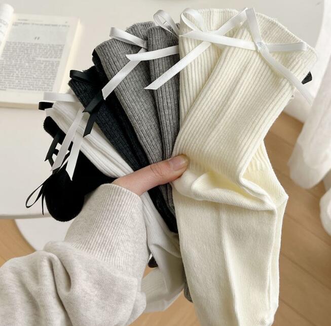 靴下★レディース★ソックス★大人用★女性用靴下★可愛い★蝶結び