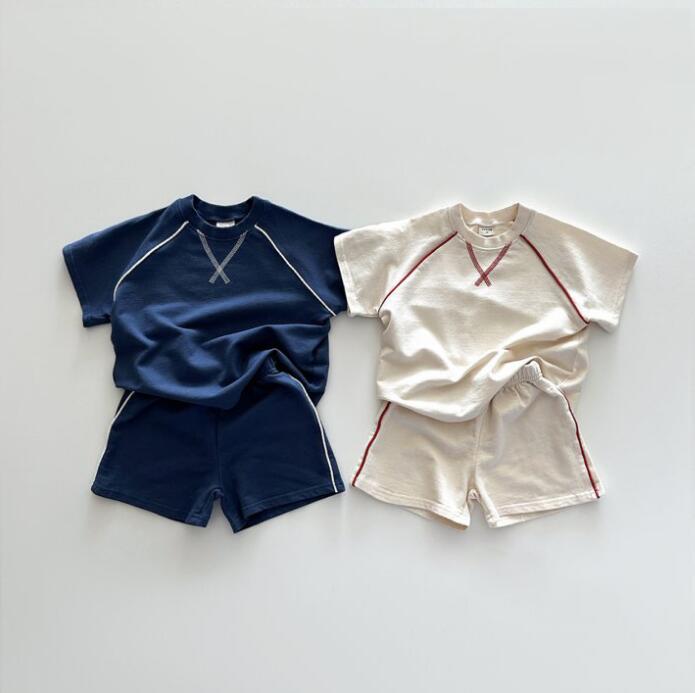 2024★夏新作★韓国風子供服★トップス+ズボン★2色80-130CM