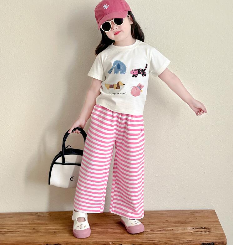 2024★夏新作★韓国風子供服★Tシャツ★90-140CM