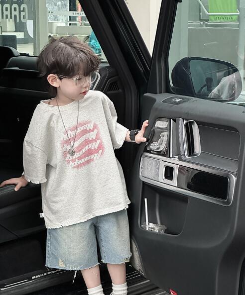 「2024」子供服★トップス★Tシャツ★半袖★韓国風子供服★キッズ★100-150CM