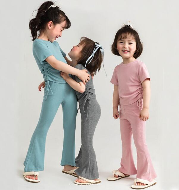 2024夏新品★子供服　トップス+ズボン　セット★90-140cm★5色