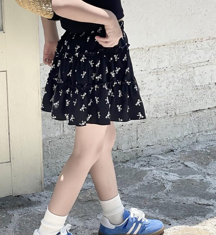 2024夏Y★子供服　スカート　インパン付き★90-150cm★