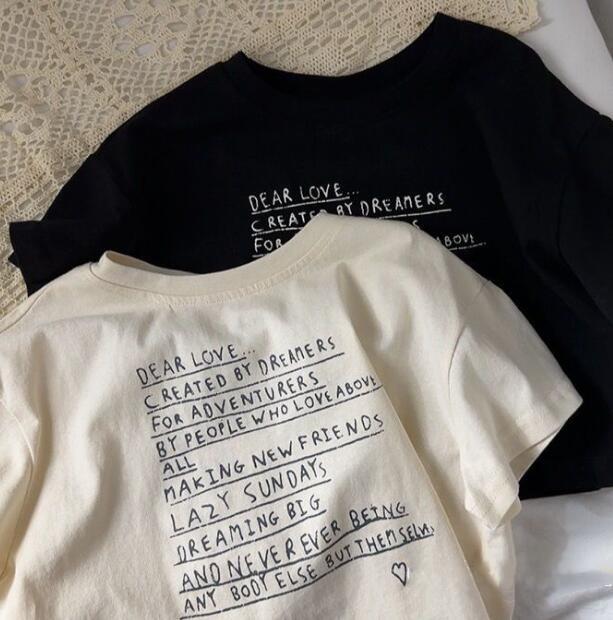 「2024」子供服★トップス★Tシャツ★半袖★韓国風子供服★2色★80-150CM